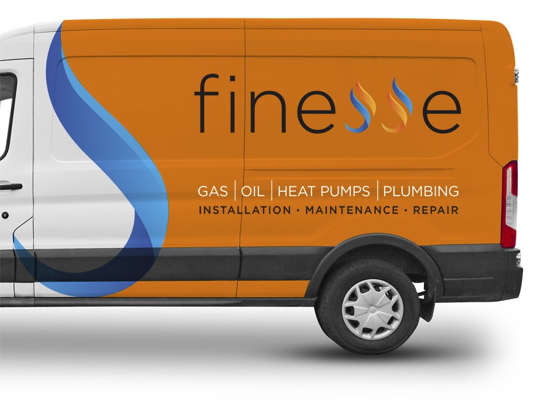 Finesse branded van